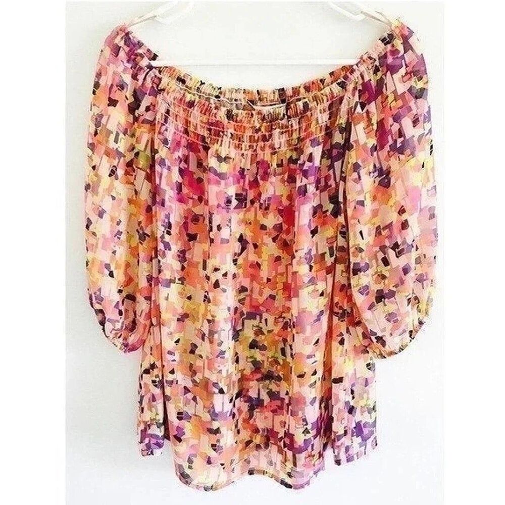 Trina Turk Off the Shoulder Blouse S